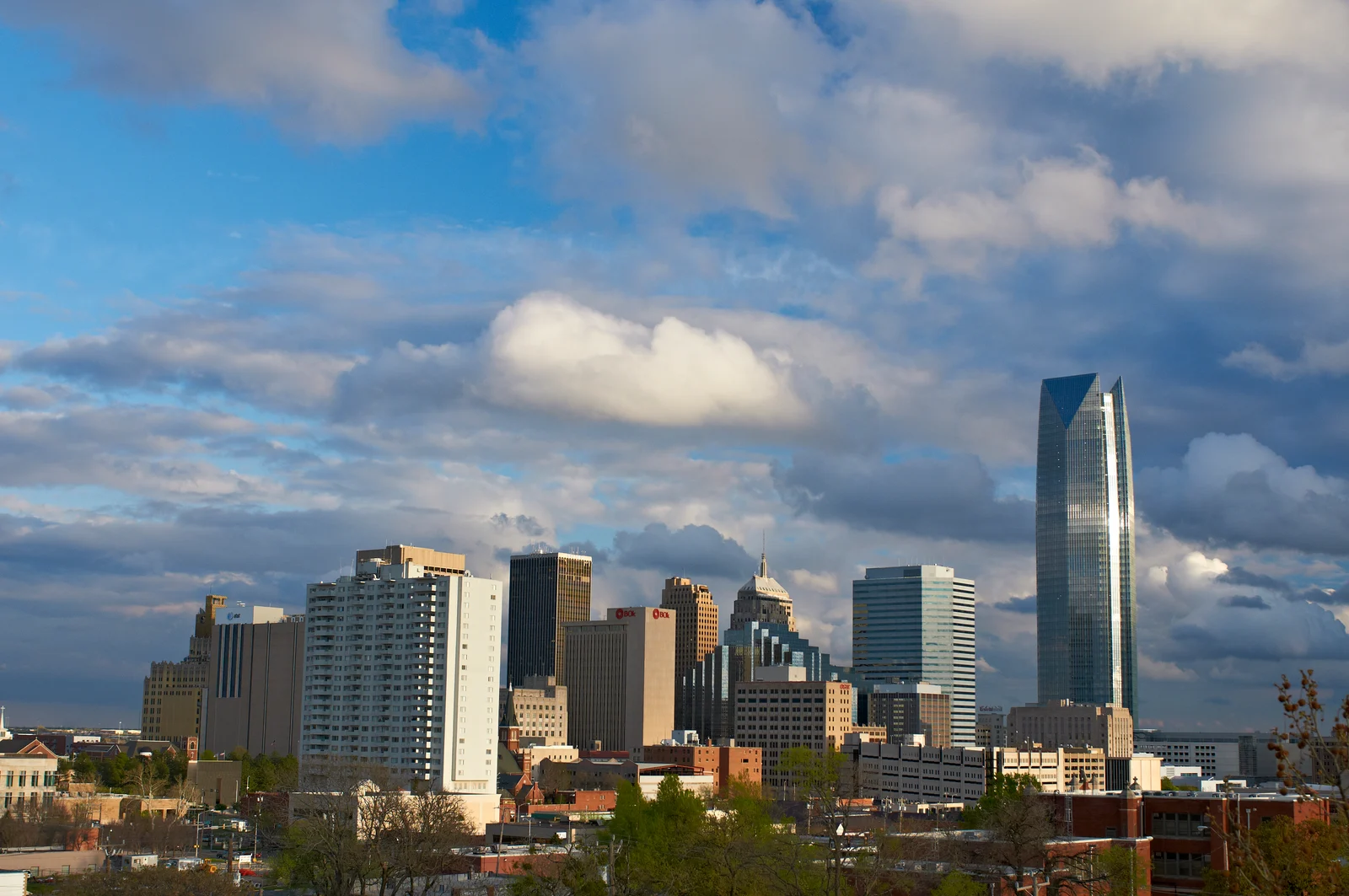 Downtown Oklahoma City skyline with Devon Tower