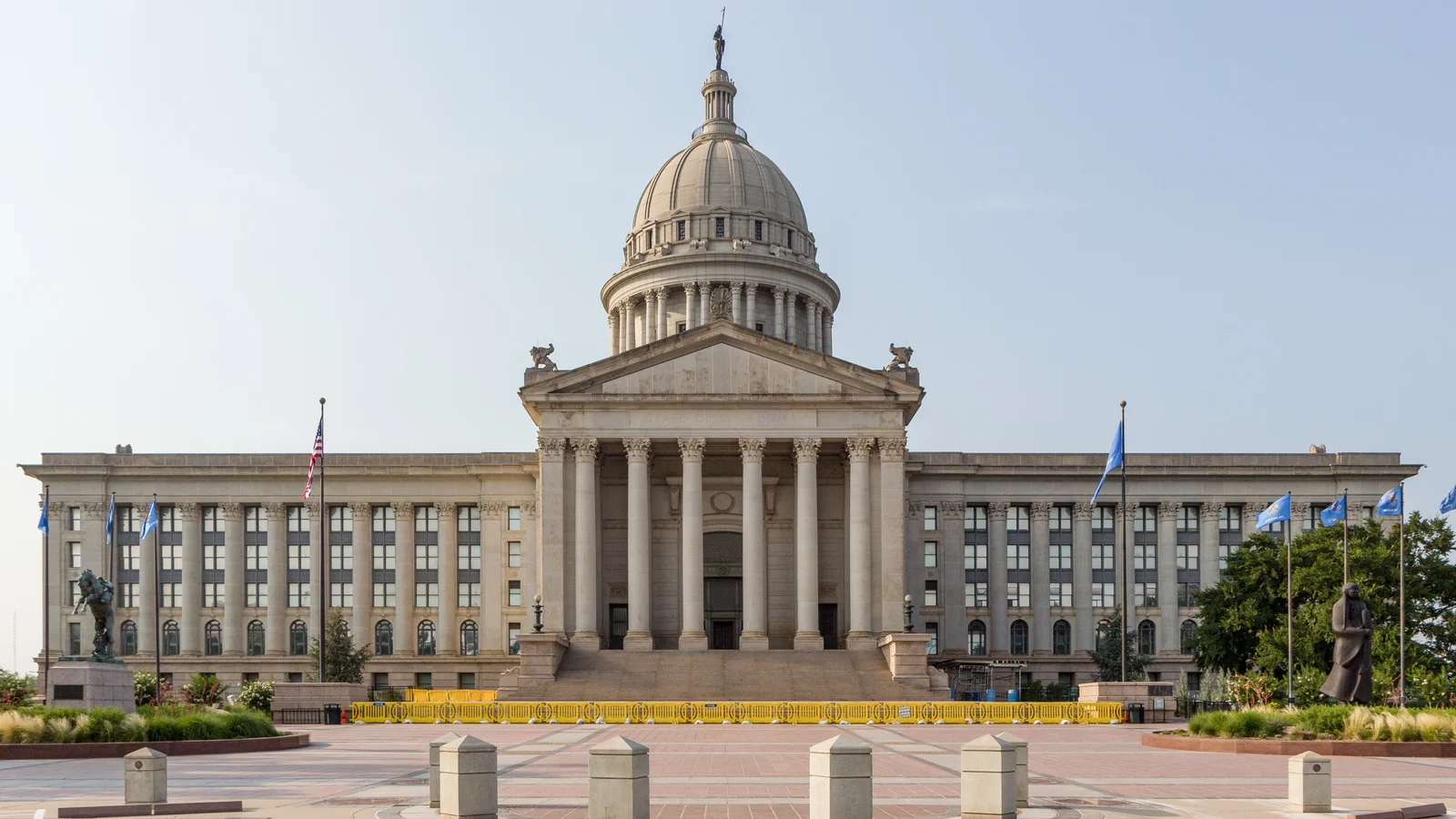 The Oklahoma State Capitol in Oklahoma City
